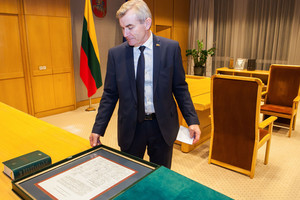 Seimo pirmininku išrinktas Viktoras Pranckietis