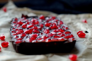 Granatai šokolade. Arba rubininis desertas