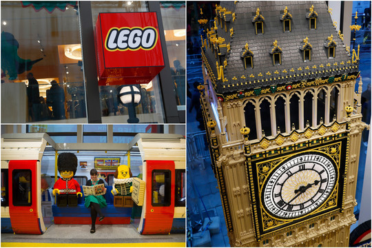 Didžiausia pasaulyje „Lego“ parduotuvė sužavėjo Londono gyventojus