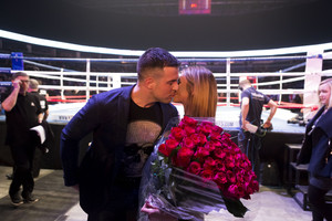 To dar nebuvo: bušido ringe S. Kateivaitei pasipiršo jos širdies draugas