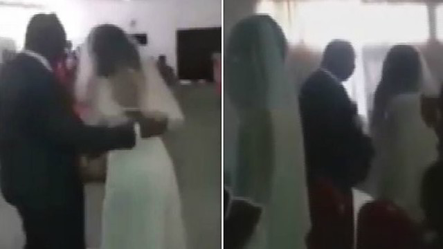 Į vestuvių ceremoniją įsiveržusi jaunikio meilužė sukėlė tikrą chaosą
