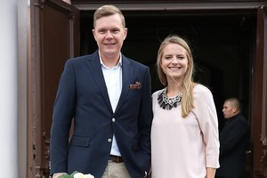 Mindaugas Stasiulis skiriasi su žmona Karolina