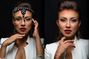 Dainininkė Eglė Jakštytė tapo makiažo studijos reklamos veidu