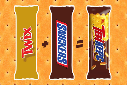 Kaip amerikietiškas „Snickers“ virto baltarusišku „Tvikers“