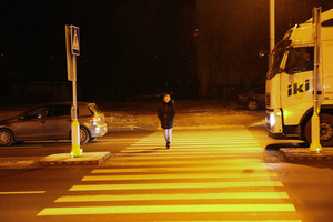 Prie pėsčiųjų perėjų Kaune – pareigūnai ir ugnelės
