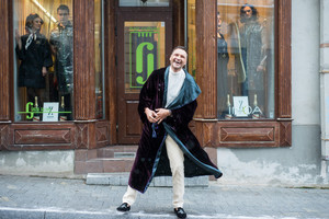 Medalių kolekcijos pristatyme Žilvinas Grigaitis nustebino apranga