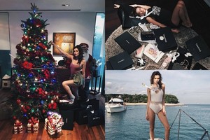 37-eriais metais jaunesnė oligarcho žmona jau atplėšė pavydėtinas Kalėdų dovanas