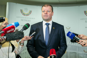 Saulius Skvernelis su ministrais aptaria Vyriausybės programą