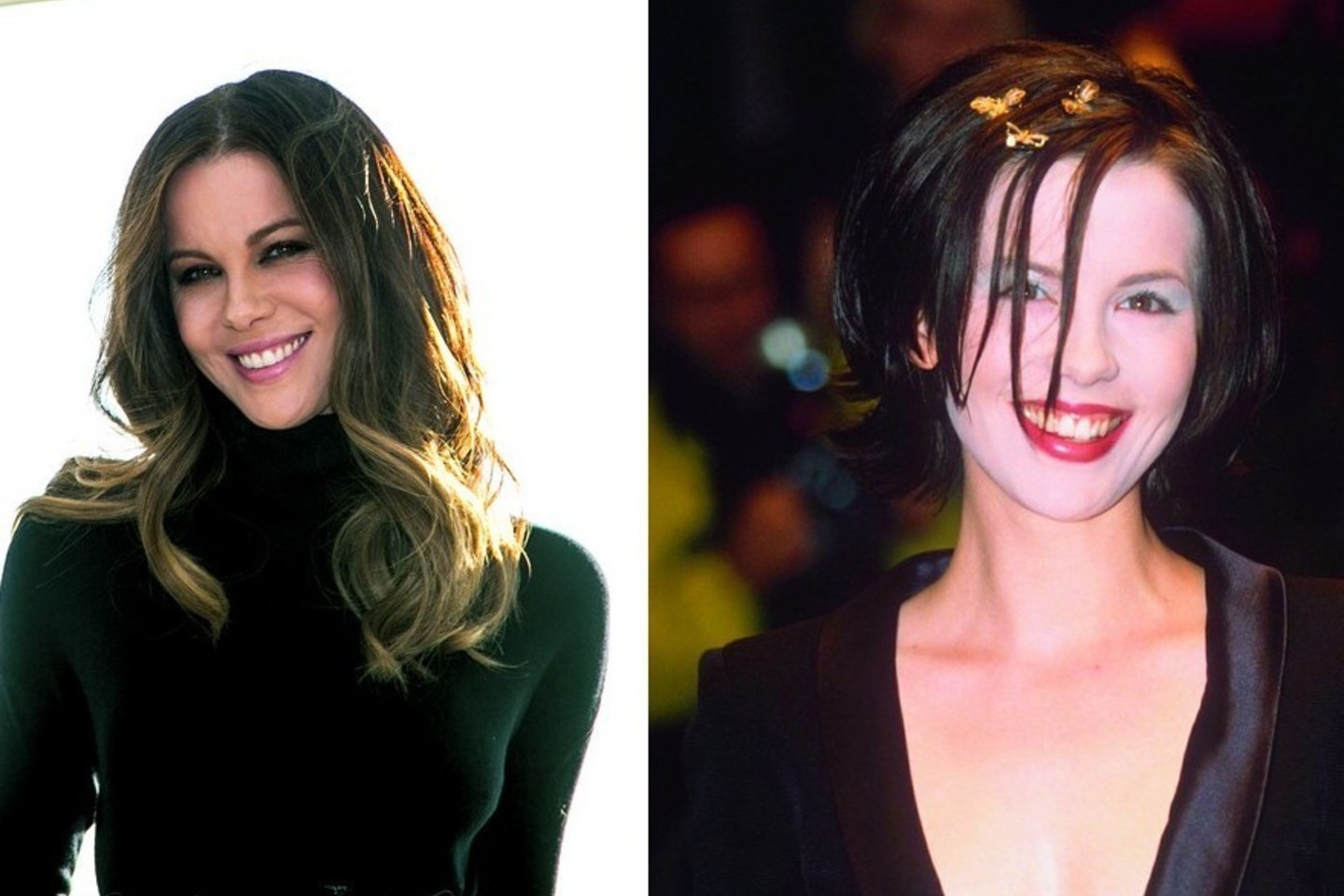Pradėjusi filmuotis filmuose aktorė Kate Beckinsale buvo priversta apsilankyti pas estetinio plombavimo specialistus. Pokyčiai – tiesiog stulbinami.<br>ViDA Press nuotr.