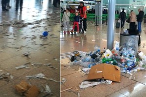 Apsilankymas oro uoste lietuvei priminė košmarą: „Tikras sąvartynas“