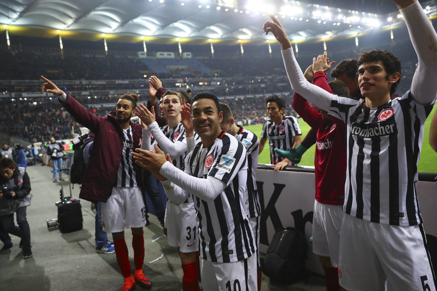 "Eintracht" komanda sužaidė lygiosiomis.<br>Reuters/Scanpix nuotr.