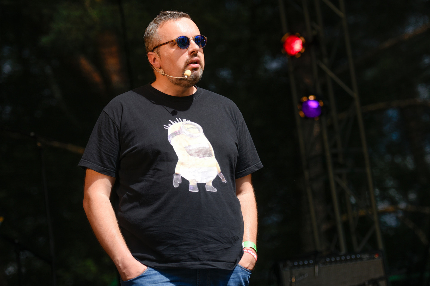 A.Užkalnis šią vasarą surengė komedijos šou festivalyje „Galapagai“.