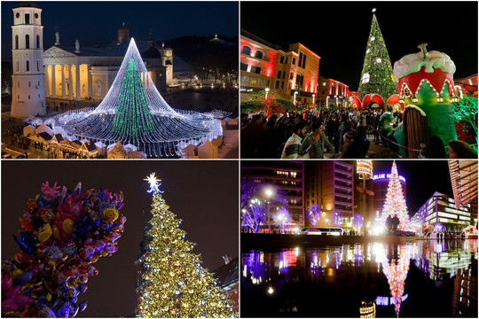 Vilniaus Kalėdų eglė – viena gražiausių pasaulyje