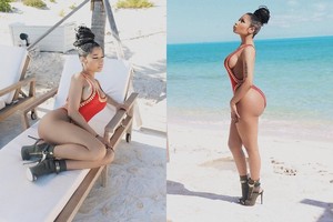 34-erių repo žvaigždė Nicki Minaj parodė prisirpusius apvalumus