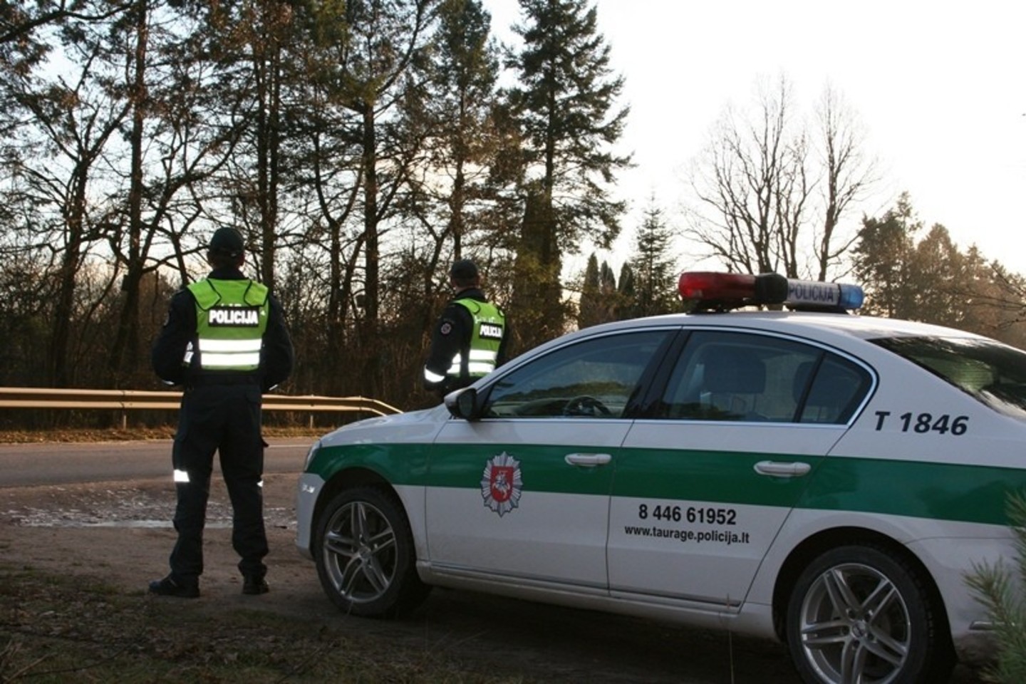Per reidą Tauragės policijai įkliuvo gerai pažįstamas kelių chuliganas.