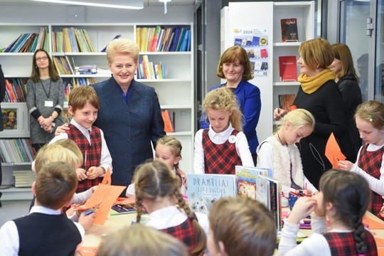 Prezidentė: „Žmogų atranda tos knygos, kurių jam labiausiai reikia“