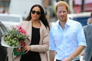 Princas Harry ir Meghan Markle pirmą kartą nufotografuoti drauge