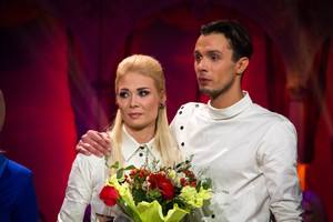 TV projekte Natalija Bunkė ir jos partneris M. Vaidotas puolė į ašaras