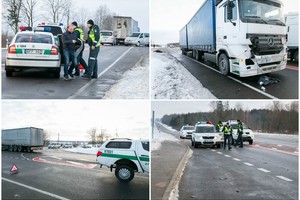 Tragedija Ukmergės rajone: vilkikas partrenkė dvi moteris, abi žuvo