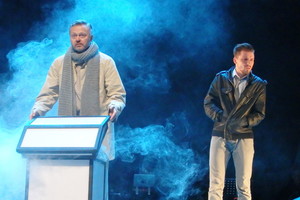 Premjera. Oskaras Koršunovas ir Gintaras Grajauskas – apie pašalinius žmones