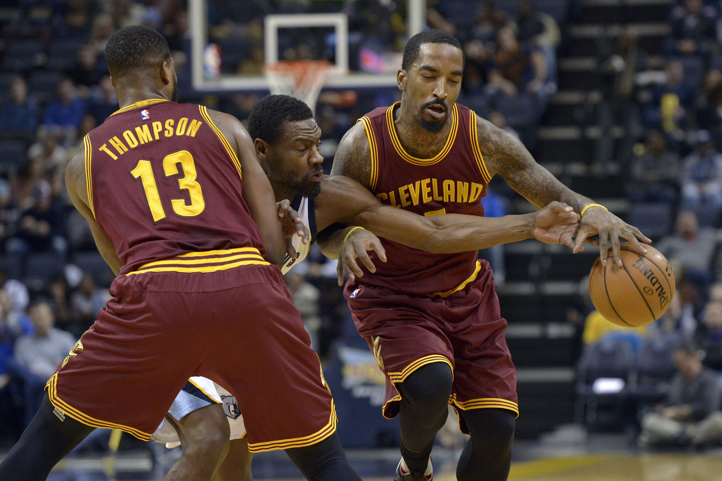 „Cavaliers“ – „Grizzlies“ rungtynių akimirkos.