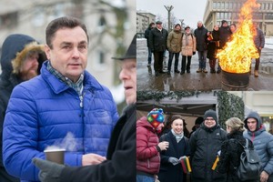 Prie Seimo pasirodęs Petras Gražulis: „Jei „Zero III“ bus tikroviškas – uždrausime“