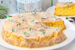 Apelsininis pyragas su rozmarinais taps tikra Kalėdų stalo puošmena