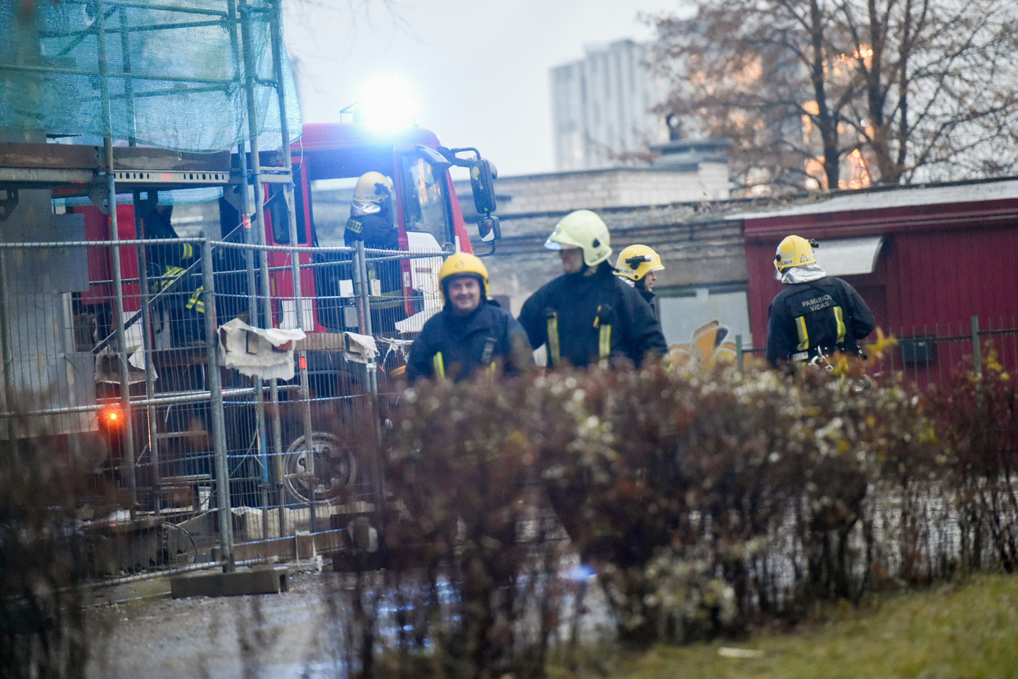 Gesindami gaisrą ugniagesiai rado vyro lavoną.