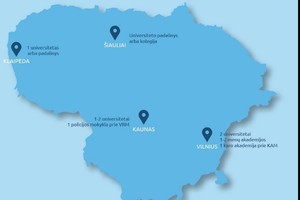 Nupiešė Lietuvos žemėlapį: kur ir kiek universitetų turėtų likti