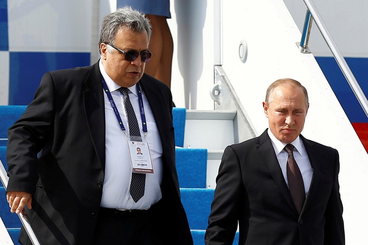A.Karlovas (kairėje) ir V.Putinas.