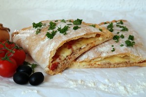 Itališko maisto gerbėjams patiks: perlenkta pica su tunu