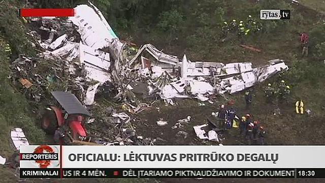 Patvirtintos kitos Kolumbijoje įvykusios lėktuvo katastrofos priežastys II