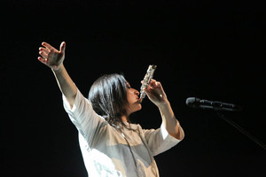 Neda Malūnavičiūtė nepabūgo „Žalgirio“ arenos ir surengė įspūdingą koncertą