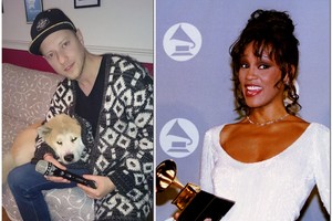 Sasha Songas džiūgauja: jo rankose – Whitney Houston mikrofonas
