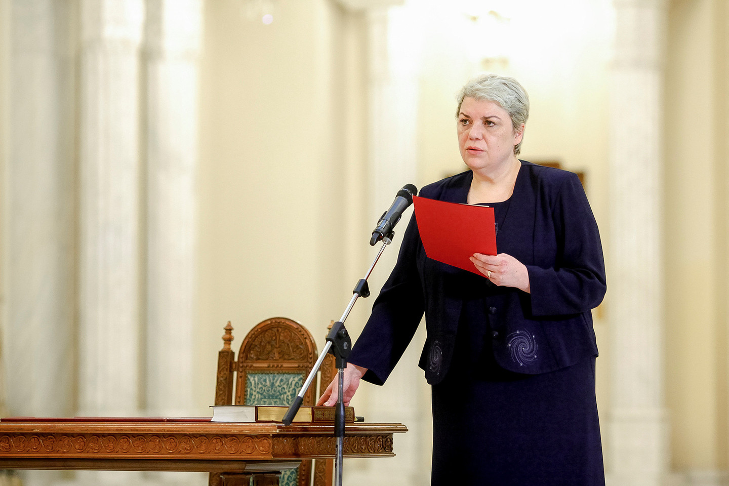 Sevil Shhaideh kandidatūrai nebuvo pritarta.