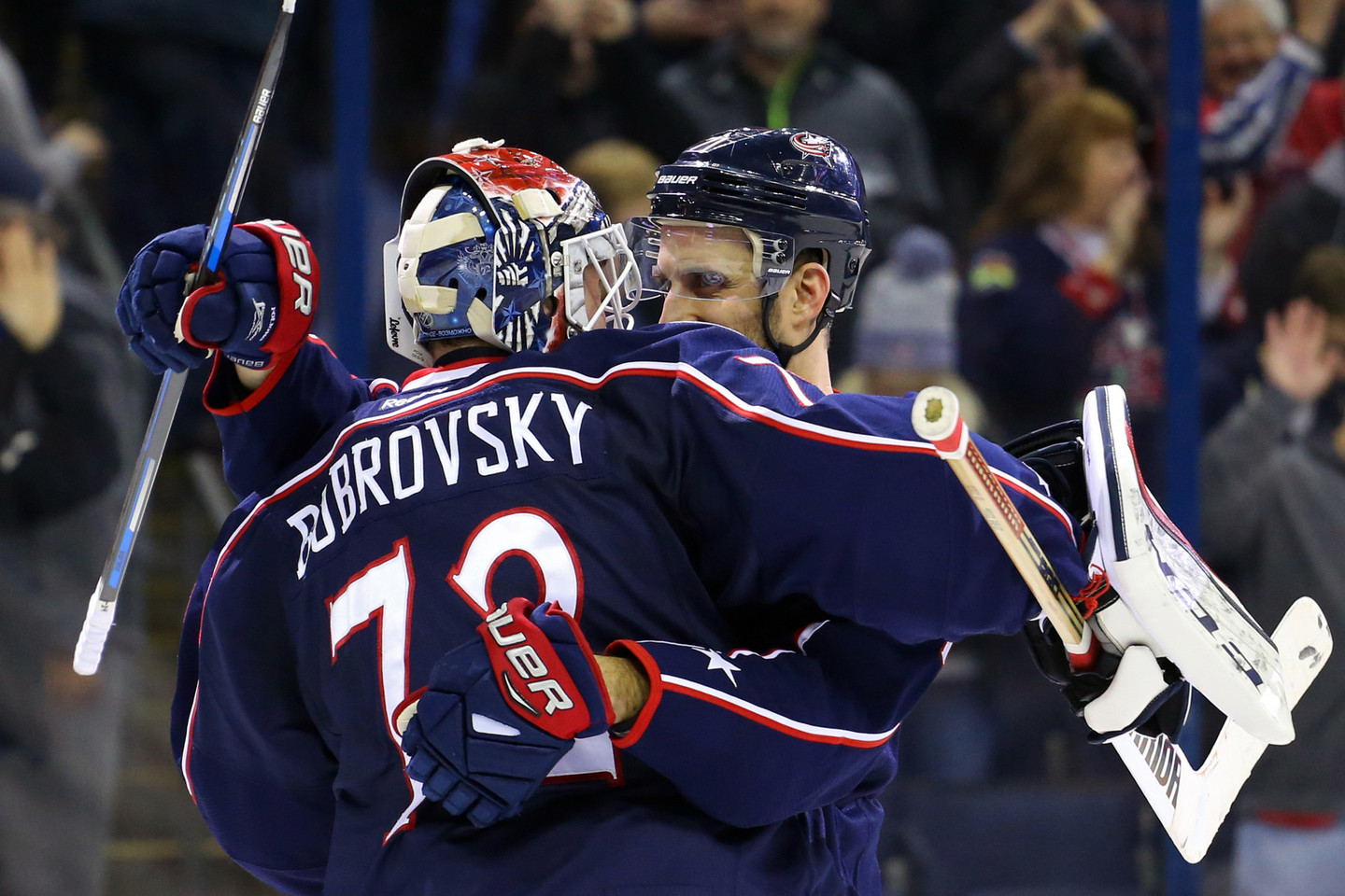 NHL lygoje „Blue Jackets“ pasiekė dar vieną pergalę.