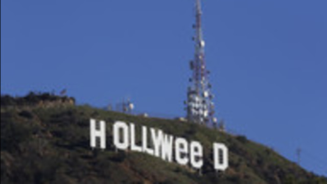 Marihuanos mėgėjai pakeitė garsųjį „Hollywood“ užrašą