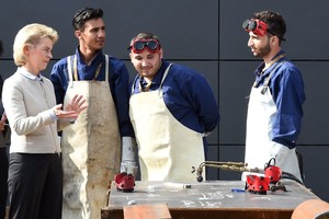 Vokietija rezga planą, kaip pabėgėliams nemokėti net minimalaus atlyginimo