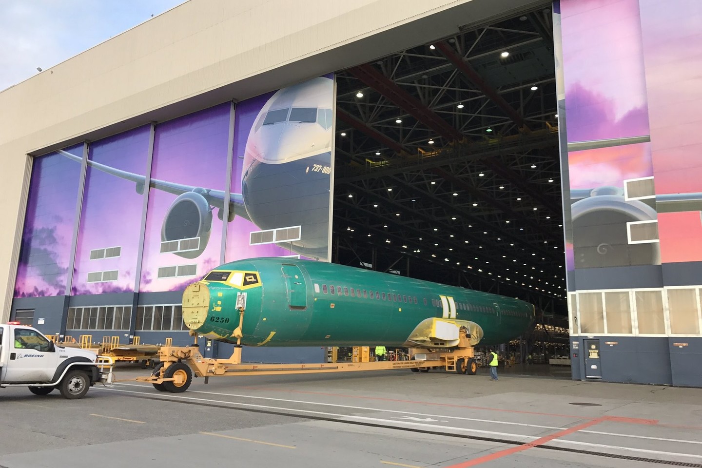 Netrukus pasirodys ir naujasis „737 Max 9“ – didžiausias iš vieno praėjimo „Bpeing“ lėktuvų.<br>„Twitter“ nuotr.