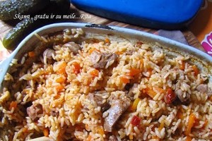 Tegu šventės tęsiasi: nerealiai skanus plovas