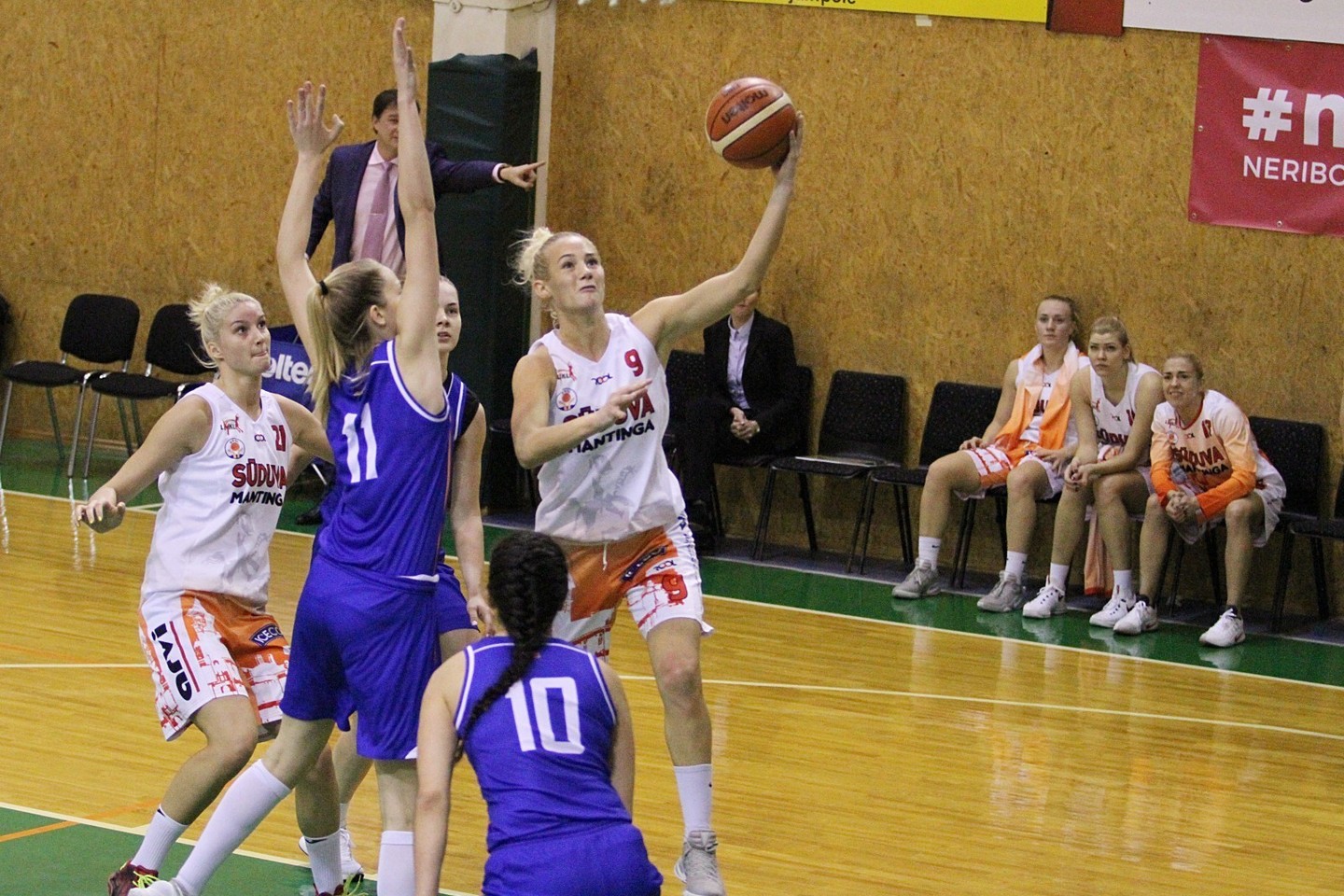 Baltijos moterų krepšinio lygos (BWBL) čempionė Marijampolės „Sūduva“ patyrė antrąją nesėkmę čempionate