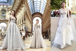 Lietuvoje bus pristatytos Lady Gagą rengiančios dizainerės Gemy Maalouf vestuvinės suknelės