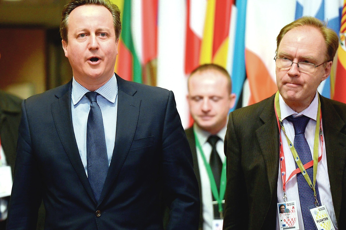 Buvusio ministro pirmininko D.Camerono (kairėje) ambasadoriumi ES paskirtas I.Rogersas turėjo derėtis dėl „Brexit“.