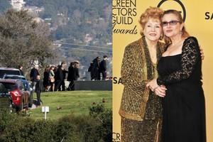 Aktorės mama Debbie Reynolds ir dukra Carrie Fisher buvo palaidotos