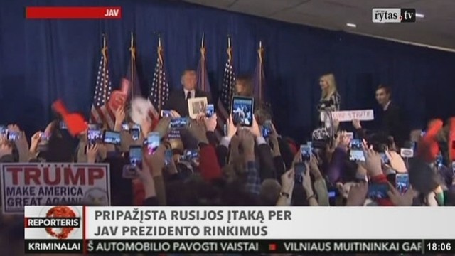 Donaldas Trumpas pripažino Rusijos įtaką per JAV rinkimus (I)