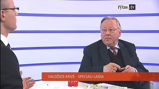 „Valdžios krizė“. Anot V. Landsbergio, dabar veikia 2 partijų koalicija