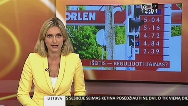 „Lietuvos diena“: Seimo vicepirmininkė V. Baltraitienė siūlo nustatyti benzino kainos ribą (I)