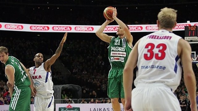 Kauno „Žalgiris“ - Maskvos CSKA (1 kėlinys)