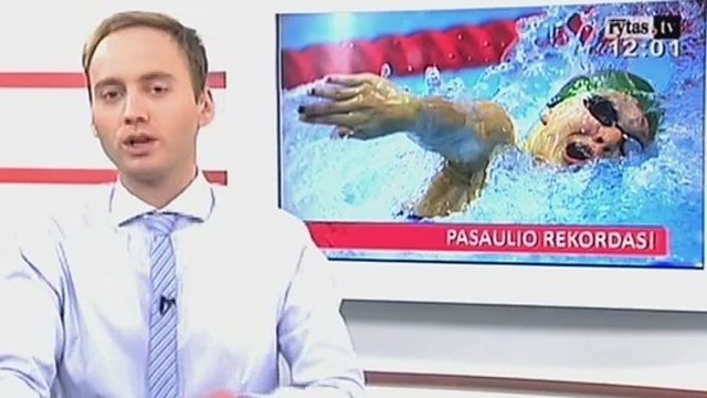 „Lietuvos diena“: R. Meilutytė pasiekė pasaulio čempionato rekordą (I)