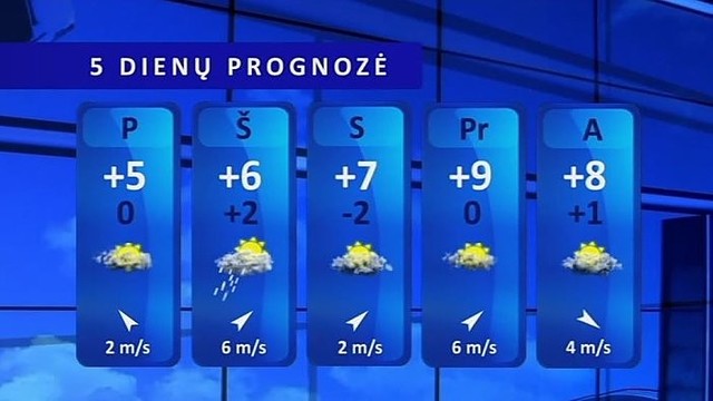 Orų prognozė: naktį žiema grumsis su pavasariu